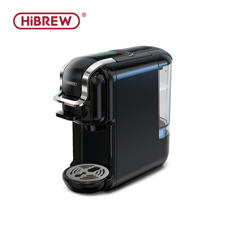 HiBREW Coffee Machine 19Bar 4in1 Multiple Capsule Expresso Cafetera Dolce  Milk&Nexpresso Capsule ESEpod Ground Coffee Pod H2